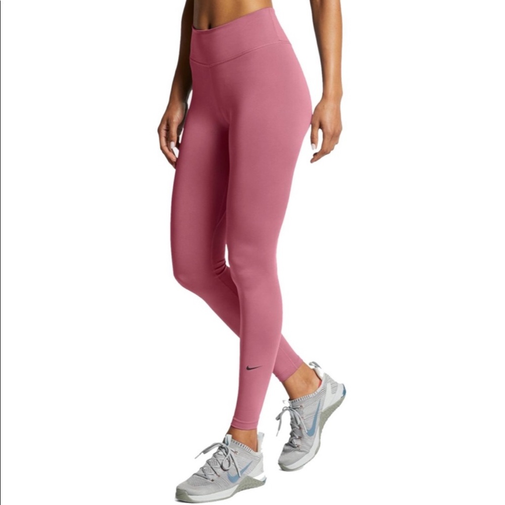 Nike Women's Plus One Dri-FIT Tights (Desert Berry) XL